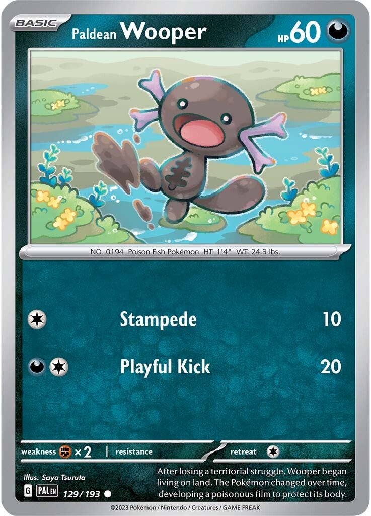 Paldean Wooper (129/193) [Scarlet & Violet: Paldea Evolved] | Good Games North
