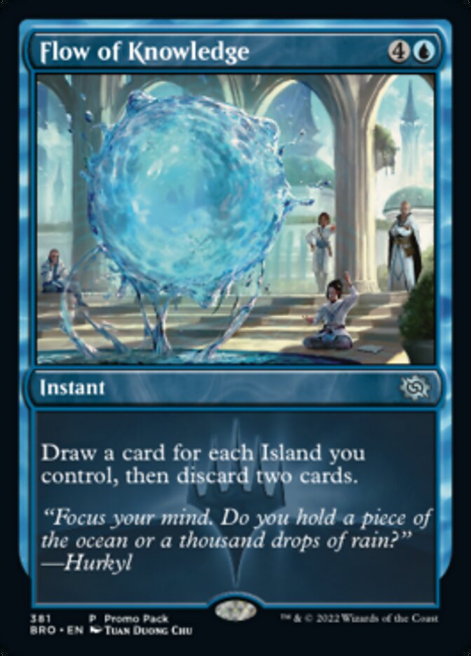 Flow of Knowledge (Promo Pack) [The Brothers' War Promos] | Good Games North