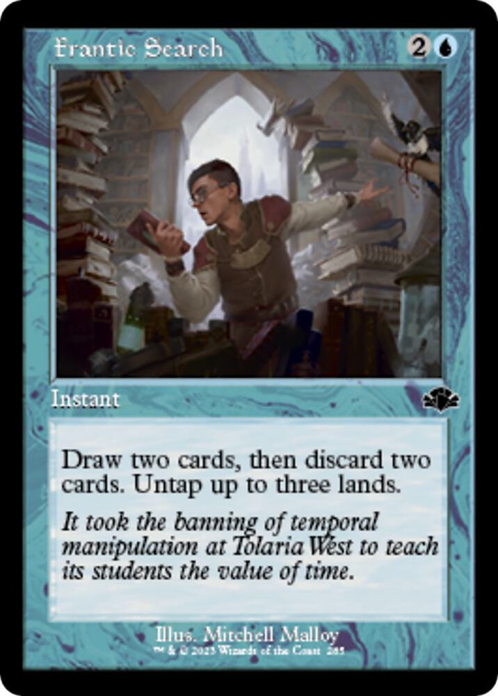 Frantic Search Retro Frame (Dominaria Remastered)  | Good Games North