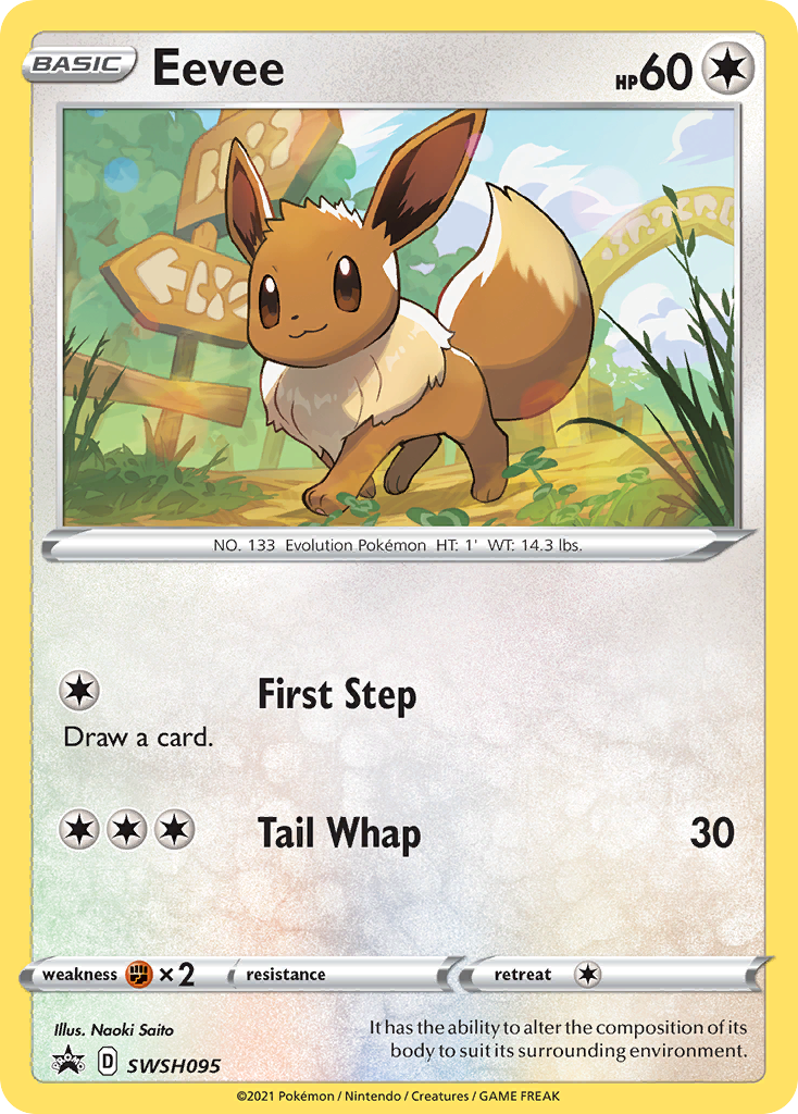 Eevee (SWSH095) [Sword & Shield: Black Star Promos] | Good Games North