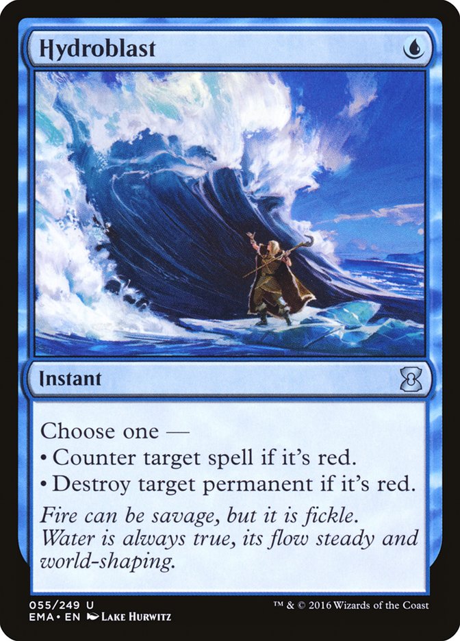 Hydroblast 55/249 (Eternal Masters)  - Foil | Good Games North