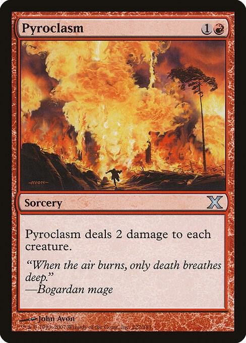 Pyroclasm 222/383 (10th Edition)  - Foil | Good Games North