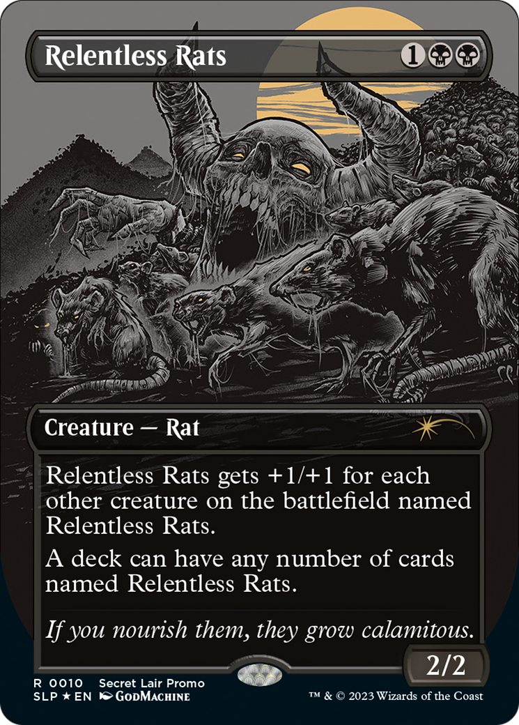 Relentless Rats (Borderless) [Secret Lair Showdown] | Good Games North