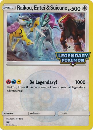Raikou, Entei & Suicune (Jumbo Card) [Miscellaneous Cards] | Good Games North