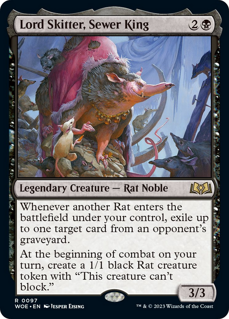 Lord Skitter, Sewer King [Wilds of Eldraine] | Good Games North