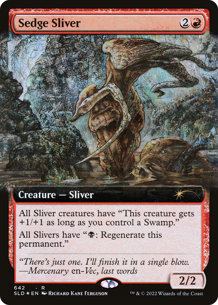 Sedge Sliver (Extended Art) [Secret Lair Drop Promos] | Good Games North