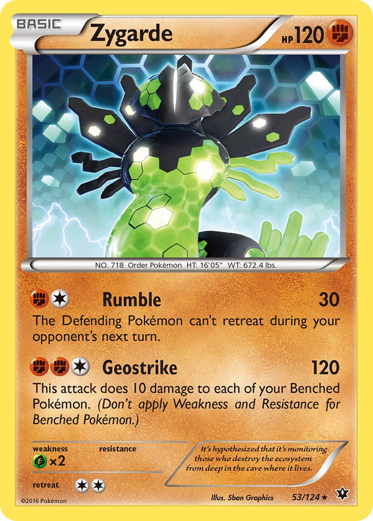 Zygarde (53/124) (Theme Deck Exclusive) [XY: Fates Collide] | Good Games North