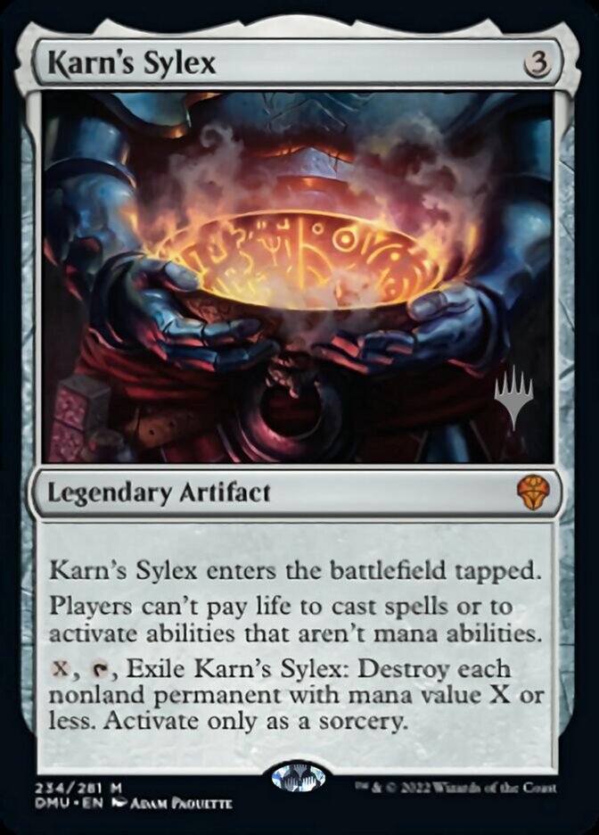 Karn's Sylex (Promo Pack) [Dominaria United Promos] | Good Games North