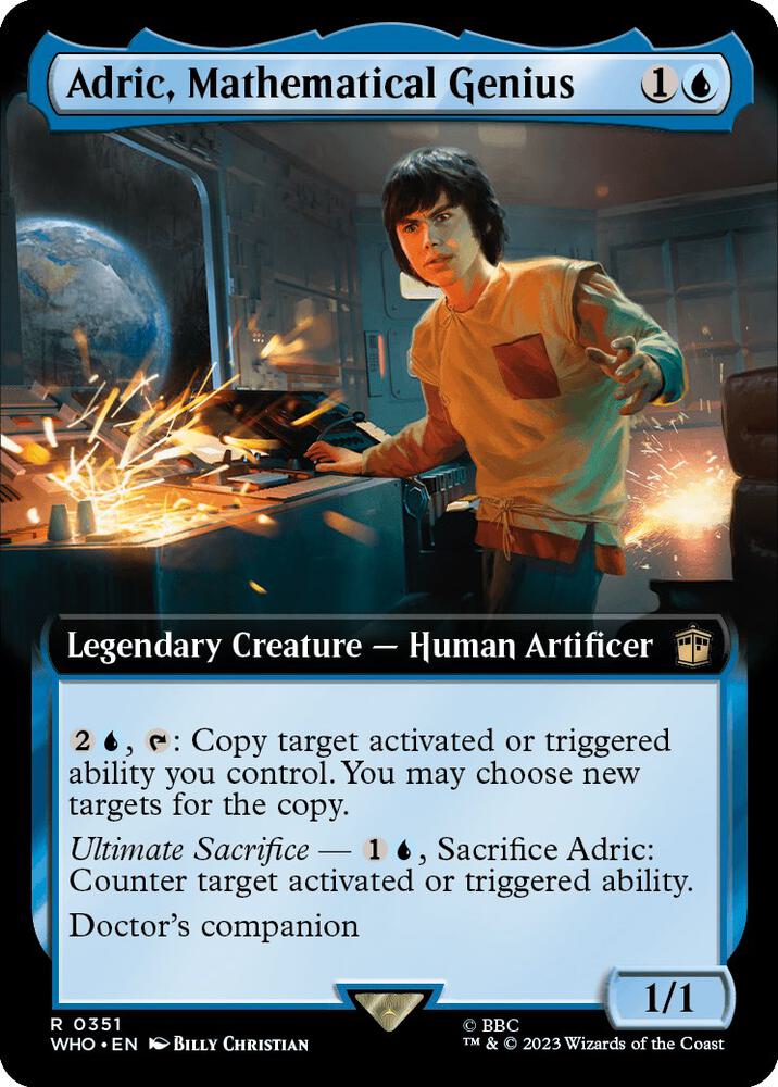 Adric Mathematical Genius Extended Art (Universes Beyond: Doctor Who)  | Good Games North