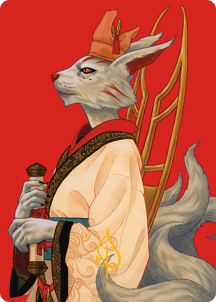 Pearl-Ear, Imperial Advisor Art Card (Gold-Stamped Signature) [Modern Horizons 3 Art Series] | Good Games North