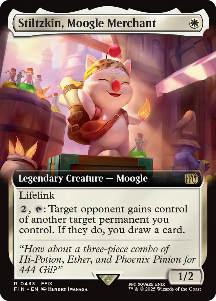 Stiltzkin, Moogle Merchant (Extended Art) [FINAL FANTASY] | Good Games North