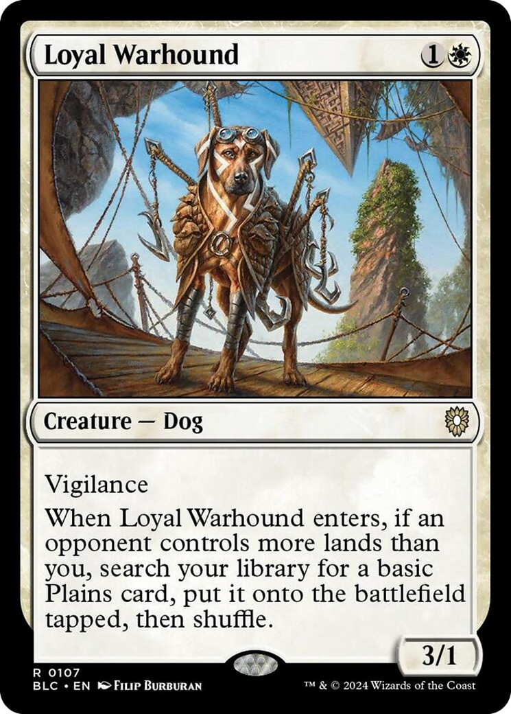 Loyal Warhound [Bloomburrow Commander] | Good Games North