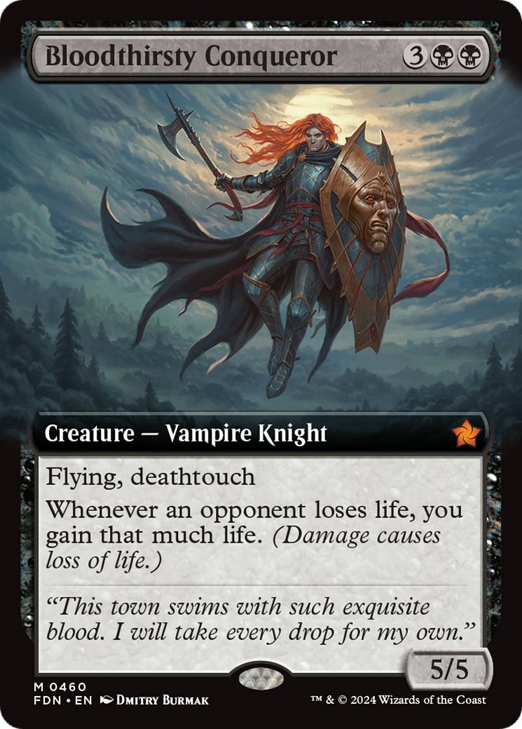 Bloodthirsty Conqueror (Extended Art) [Foundations] | Good Games North