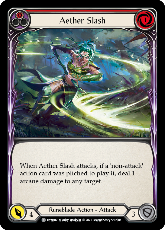 Aether Slash (Red) [DYN182] (Dynasty) | Good Games North