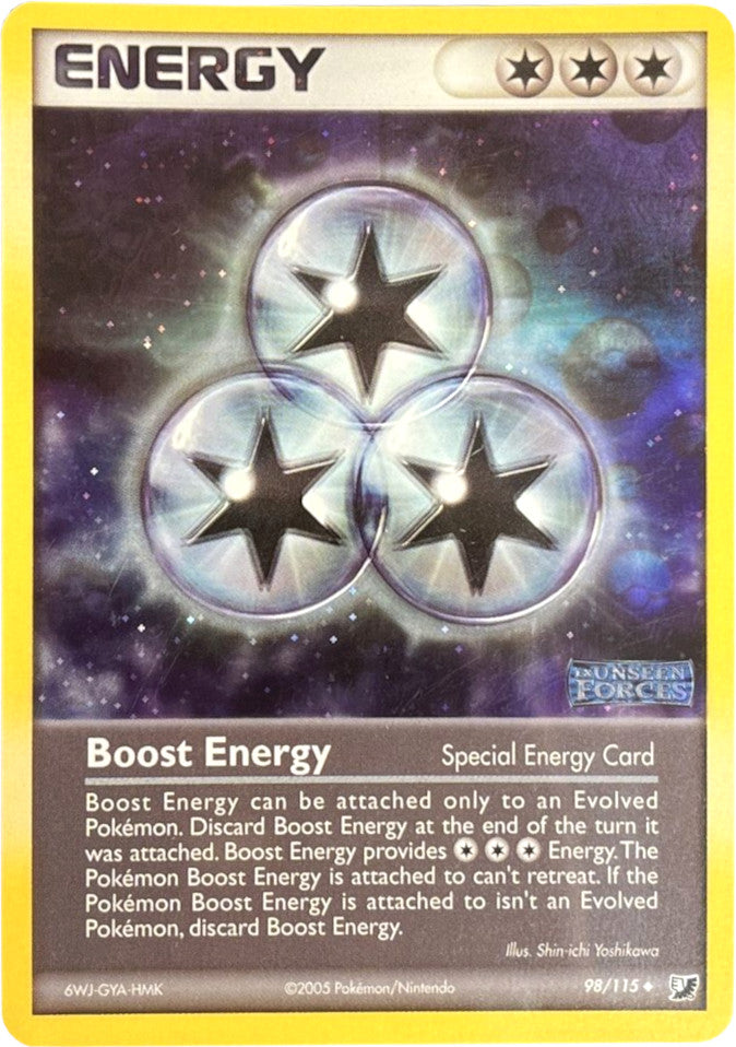 Boost Energy (98/115) (Stamped) [EX: Unseen Forces] | Good Games North