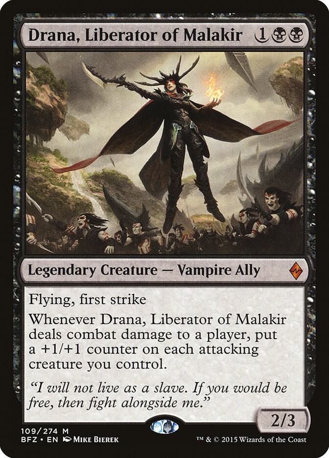Drana, Liberator of Malakir 109/274 (Battle for Zendikar)  | Good Games North