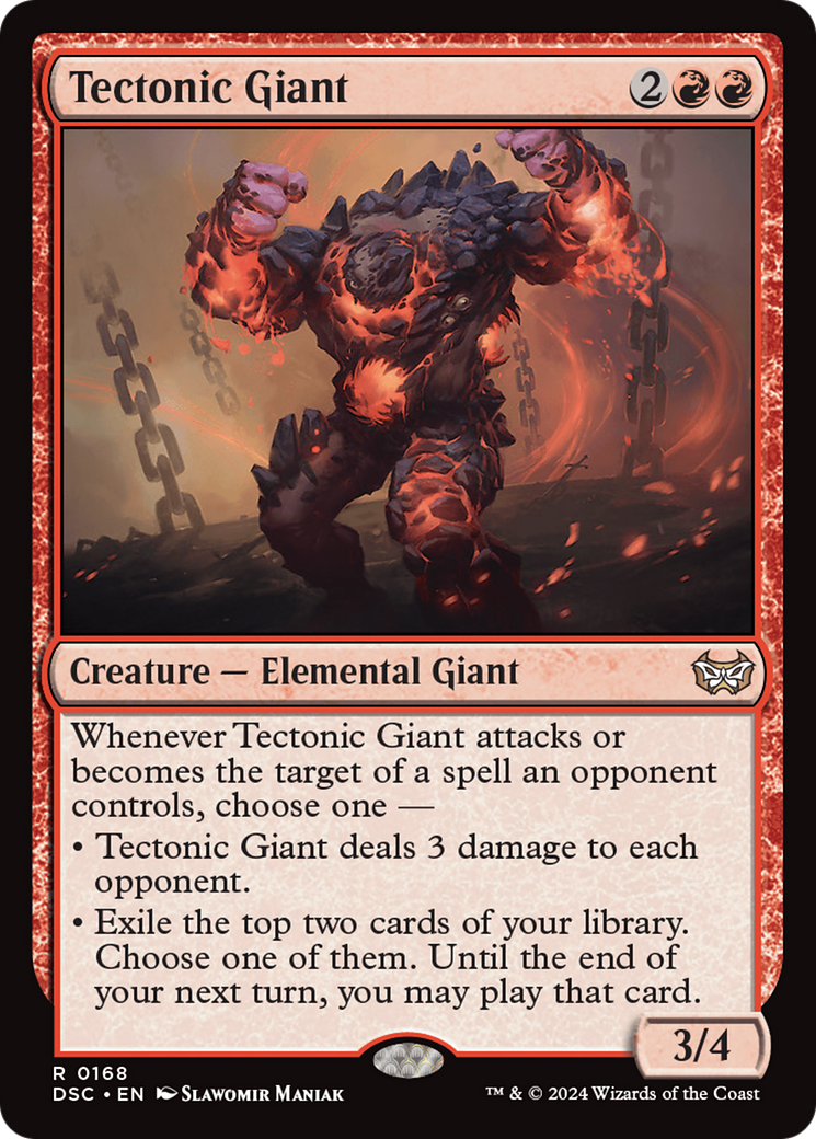 Tectonic Giant [Duskmourn: House of Horror Commander] | Good Games North