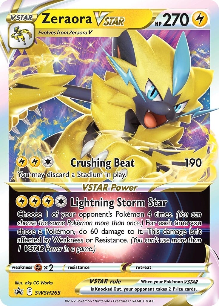 Zeraora VSTAR (SWSH265) [Sword & Shield: Black Star Promos] | Good Games North
