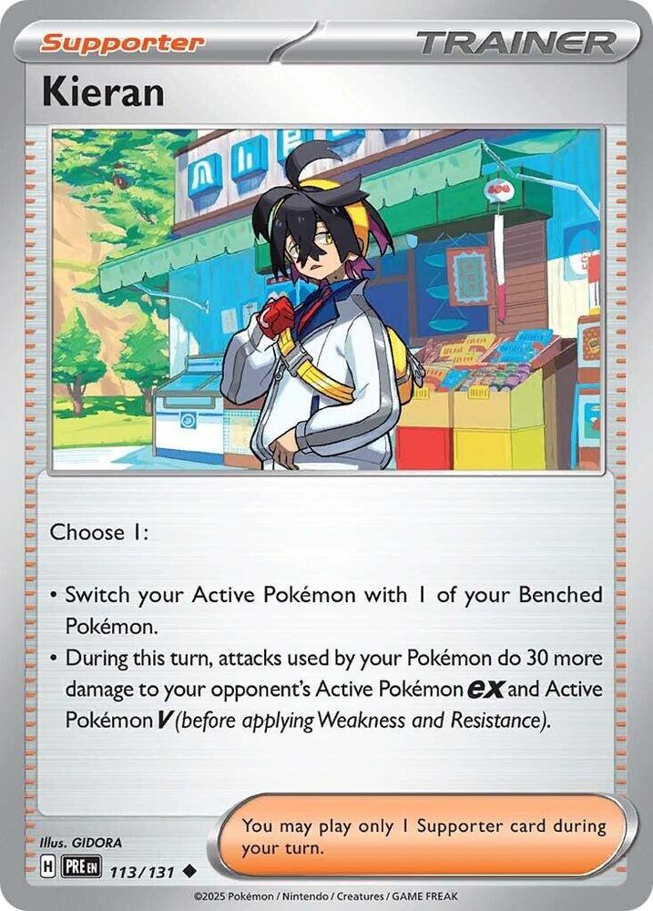 Kieran (113/131) [Scarlet & Violet: Prismatic Evolutions] | Good Games North
