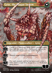 Grist, Voracious Larva // Grist, the Plague Swarm (Borderless) (Textured Foil) [Modern Horizons 3] | Good Games North