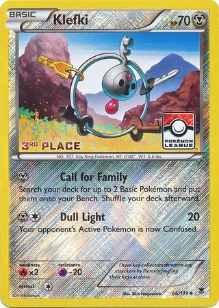 Klefki (66/119) (League Promo 3rd Place) [XY: Phantom Forces] | Good Games North