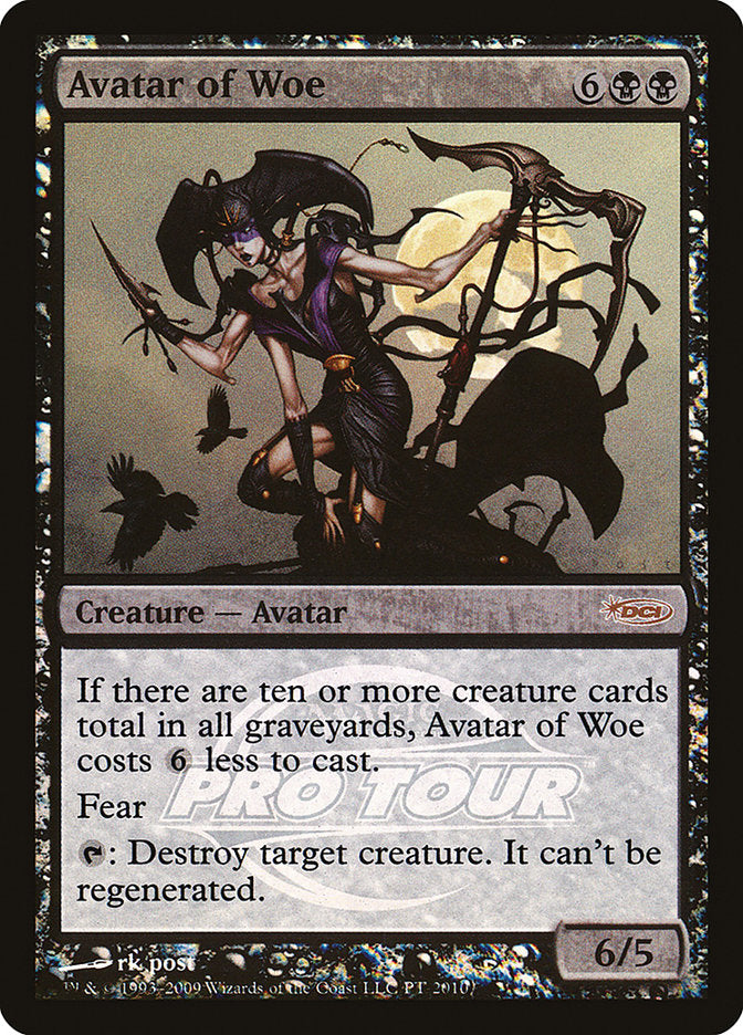 Avatar of Woe (Pro Tour) [Pro Tour Promos] | Good Games North