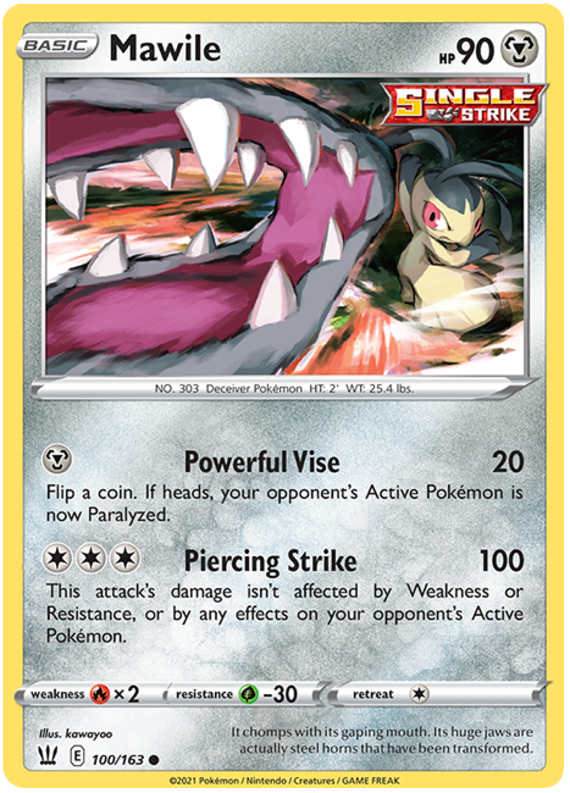 Mawile (100/163) [Sword & Shield: Battle Styles] | Good Games North