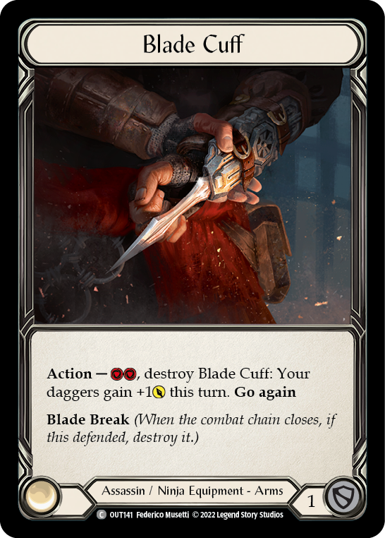 Blade Cuff [OUT141] (Outsiders)  Cold Foil | Good Games North