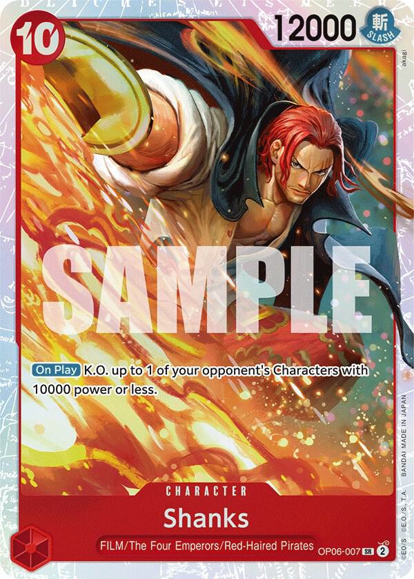 Shanks OP06-007 (Wings of the Captain)  - Foil | Good Games North