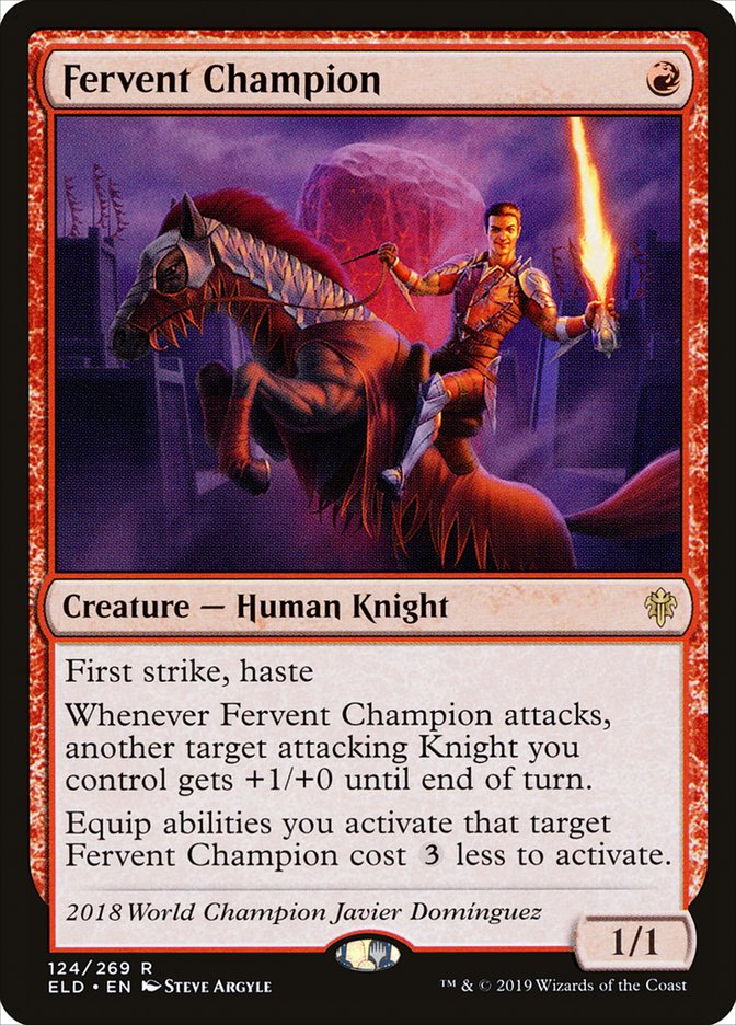Fervent Champion 124 (Throne of Eldraine)  | Good Games North
