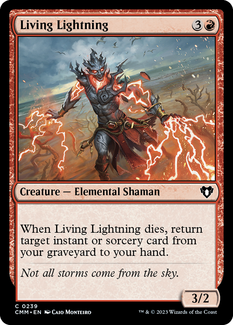 Living Lightning [Commander Masters] | Good Games North