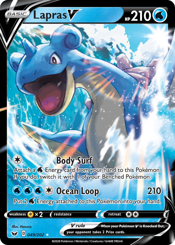 Lapras V (049/202) [Sword & Shield: Base Set] | Good Games North