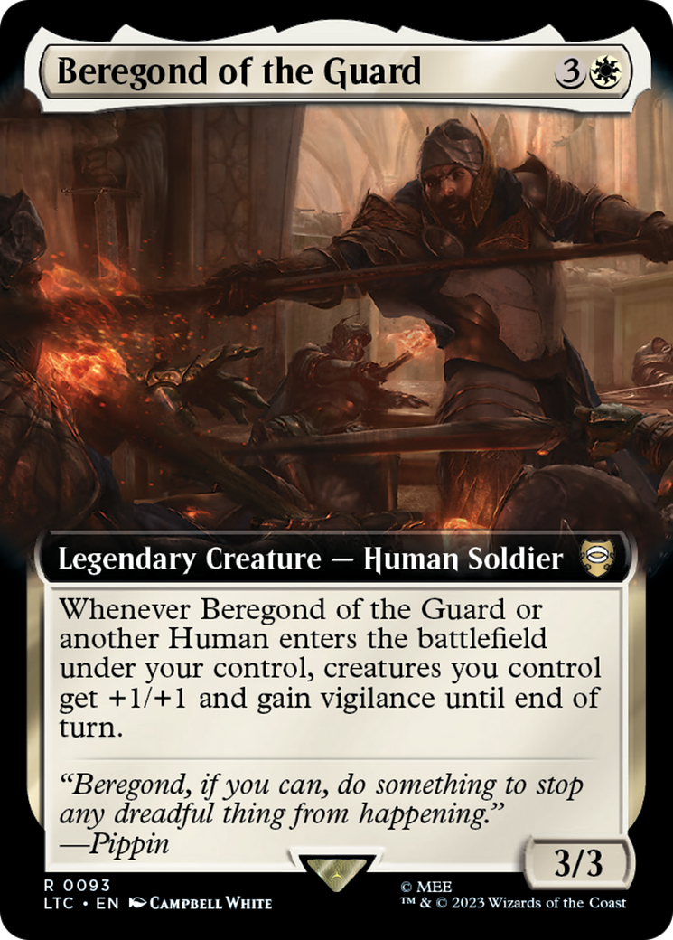 Beregond of the Guard (Extended Art) [The Lord of the Rings: Tales of Middle-Earth Commander] | Good Games North