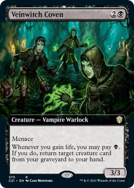 Veinwitch Coven Extended Art (Commander 2021)  | Good Games North
