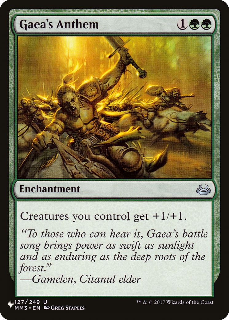 Gaea's Anthem (MM3) [The List] | Good Games North
