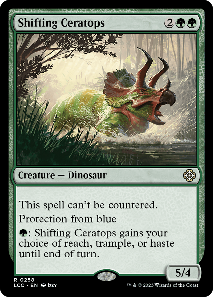 Shifting Ceratops [The Lost Caverns of Ixalan Commander] | Good Games North