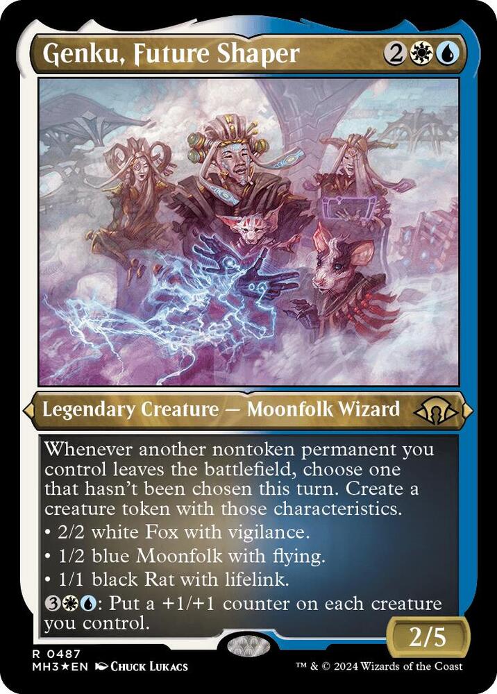 Genku Future Shaper Foil Etched (Modern Horizons 3)  - Foil | Good Games North