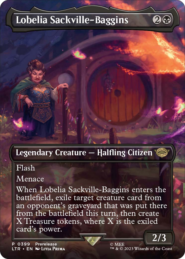 Lobelia Sackville-Baggins (Borderless Alternate Art) [The Lord of the Rings: Tales of Middle-Earth] | Good Games North