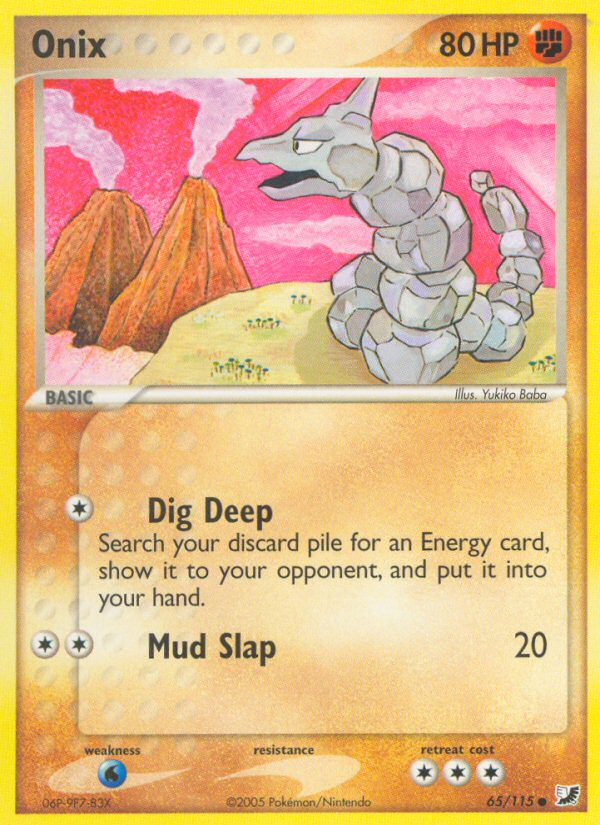 Onix (65/115) [EX: Unseen Forces] | Good Games North