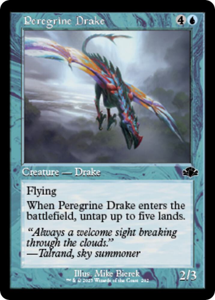 Peregrine Drake Retro Frame (Dominaria Remastered)  | Good Games North