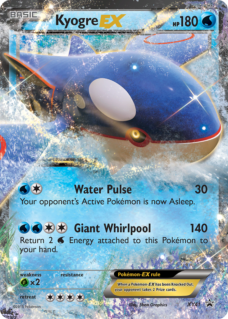 Kyogre EX (XY41) [XY: Black Star Promos] | Good Games North