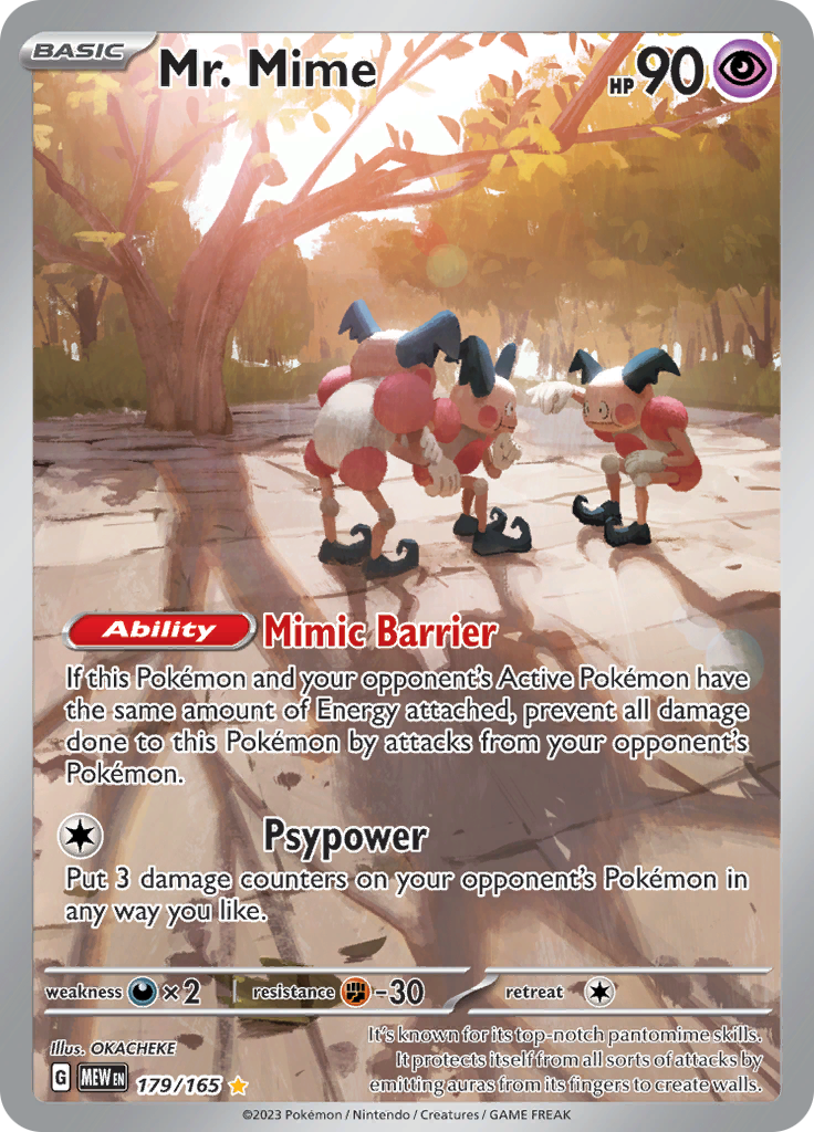 Mr. Mime (179/165) [Scarlet & Violet 151] | Good Games North
