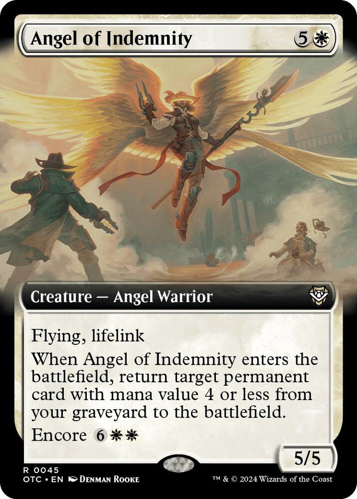 Angel of Indemnity Extended Art (Commander: Outlaws of Thunder Junction)  | Good Games North