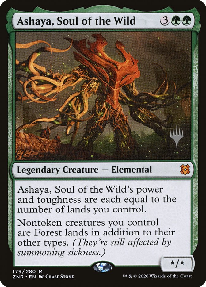 Ashaya, Soul of the Wild (Promo Pack) [Zendikar Rising Promos] | Good Games North