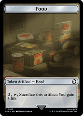 Food (0012) // Human Soldier Double-Sided Token [Fallout Tokens] | Good Games North