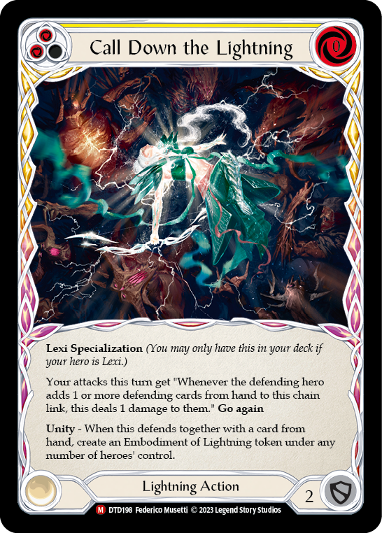 Call Down the Lightning [DTD198] (Dusk Till Dawn)  Rainbow Foil | Good Games North