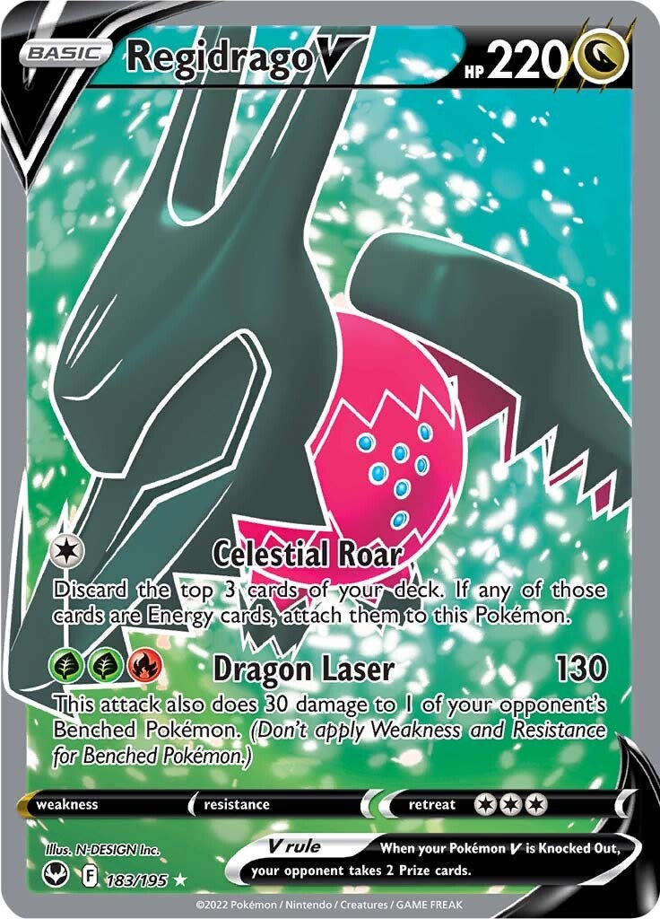 Regidrago V (183/195) [Sword & Shield: Silver Tempest] | Good Games North