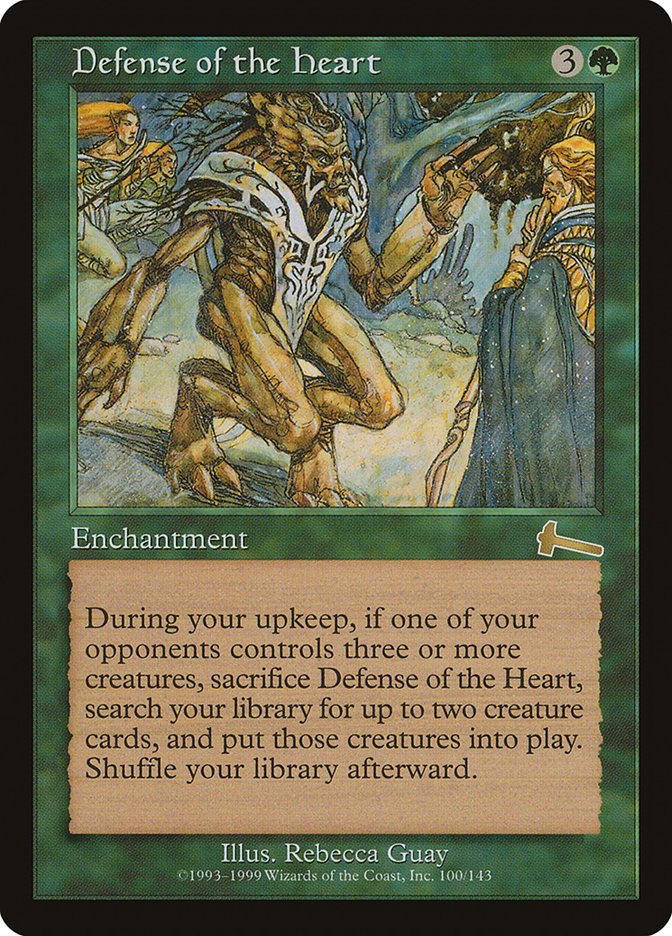 Defense of the Heart 100/143 (Urza's Legacy)  | Good Games North
