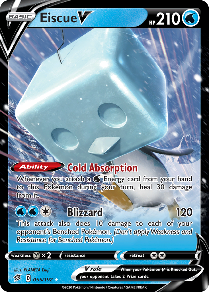 Eiscue V (055/192) [Sword & Shield: Rebel Clash] | Good Games North