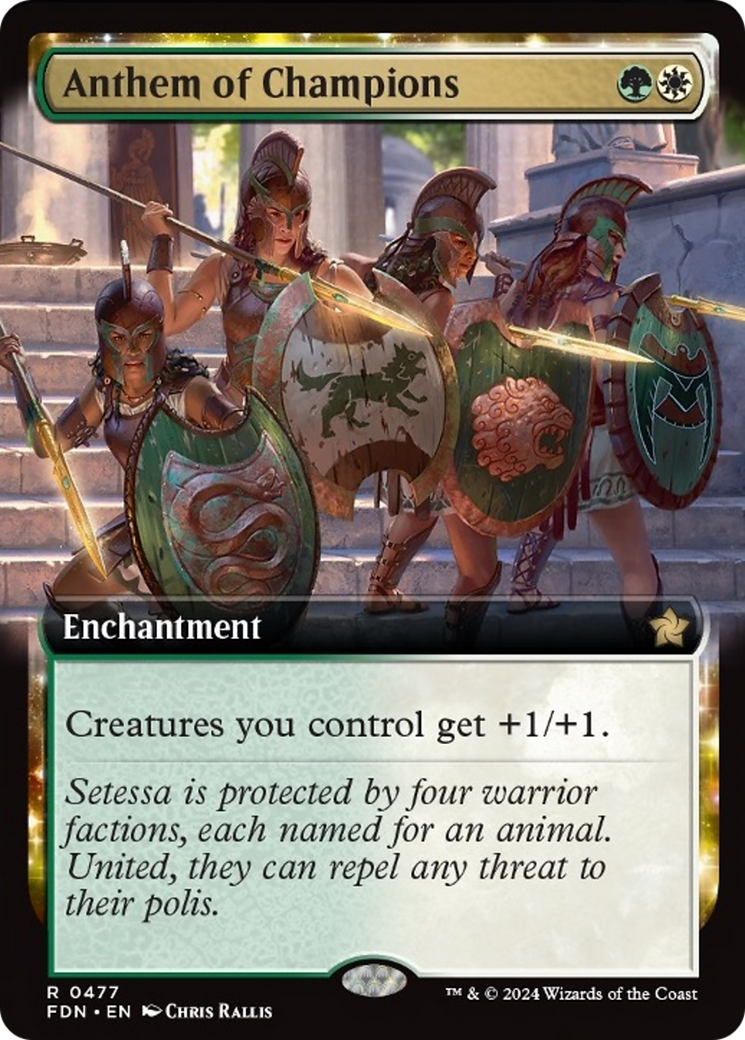 Anthem of Champions (Extended Art) [Foundations] | Good Games North